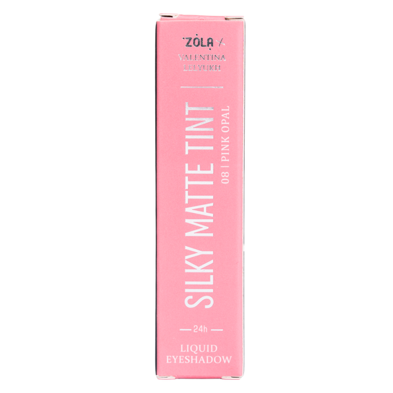 Жидкие тени для век ZOLA x Valentina Lelyukh Silky Matte Tint — 08 Pink Opal (3.2 г)