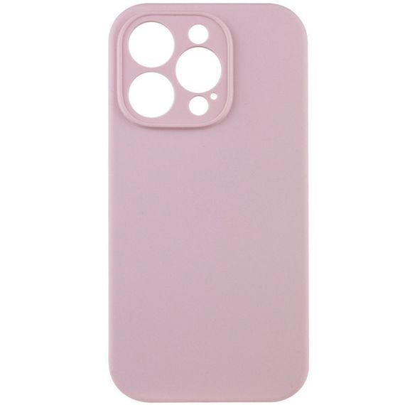 Чохол Silicone Case Full Camera Protective (AA) NO LOGO для Apple iPhone 16 Pro (6.3") Рожевий / Chalk Pink