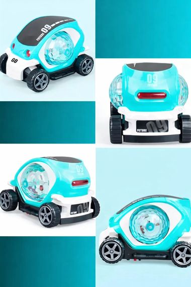 Машинка дитяча з LED підсвіткою та обертанням Toy AND CX-865 інтерактивна світна іграшкова машинка для дітей з прозорим корпусом та ефектом руху • Світна машинка Toy AND CX-865 | Зображення 4