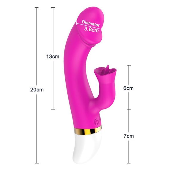 Вибратор для стимуляции клитора и зоны G ( розовый, USB) | Зображення 5