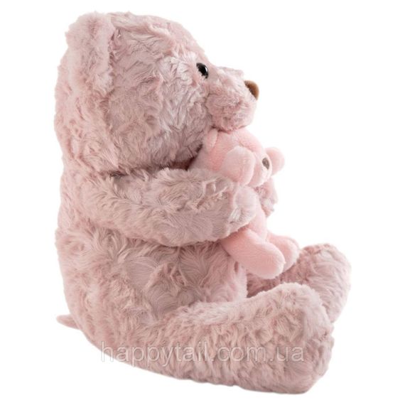 Іграшка-подушка Ведмідь з малям та пледом 110х140 см рожевий 509-33P | Зображення 5