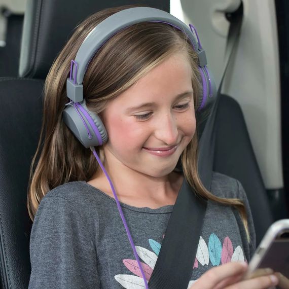 Навушники Jlab JBuddies Studio Kids Wired Graphite/Violet (IEUHJKSTUDIORGRYPRP6) | Зображення 4