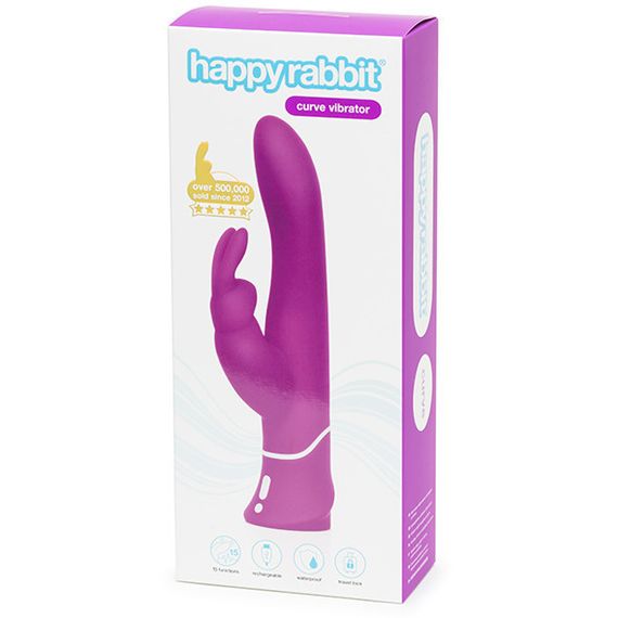 Вібратор кролик із поступальними рухами Happy Rabbit Curve Thrusting Sex Aura | Зображення 5