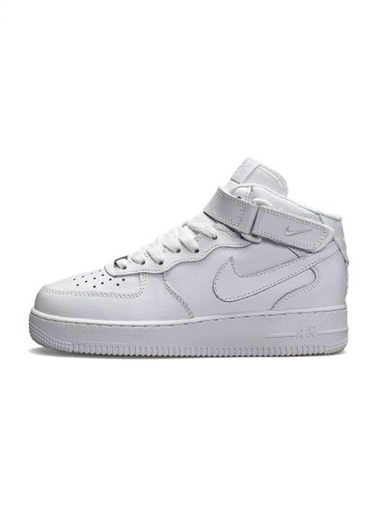 Кроссовки зимние Air Force 1 High All White Fur , Вьетнам 39 24.5 см | Зображення 2