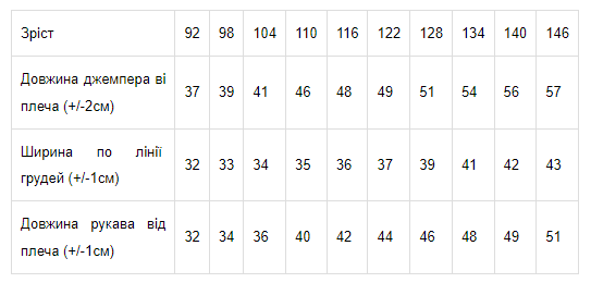 Джемпер для дівчинки Носи своє 116 Блакитний (p-4540-132900) | Зображення 2