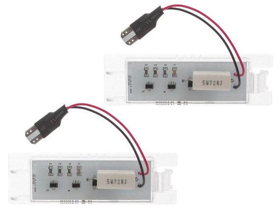 Opel Corsa D (06-11) LED подсветка номерного знака пара (2 шт), Опель Корса Д | Зображення 2