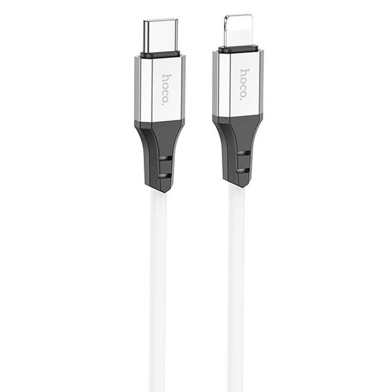 Дата кабель Hoco X86 Spear Type-C to Lightning 20W (1m) White