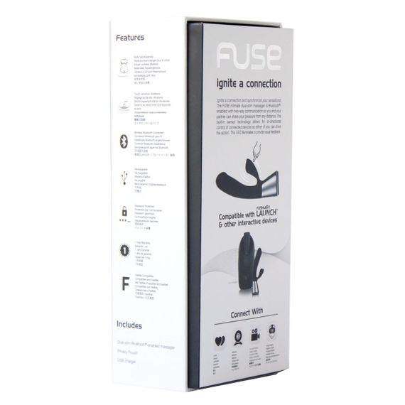 Інтерактивний вібратор-кролик Ohmibod Fuse for Kiiroo Black Sex Aura | Зображення 4