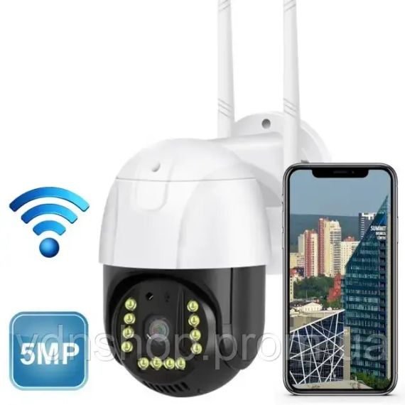 Поворотная Уличная Solar+Sim Камера Безопасноси SMAR 4G SOLAR CAM 1536P