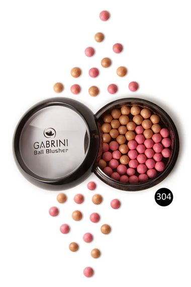 Кулькові рум'яна для обличчя Gabrini Ball Blusher тон 304 рожевий персик, 20г