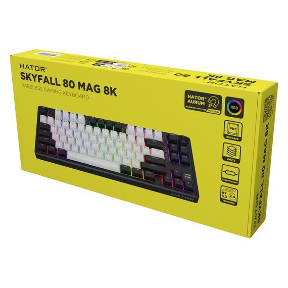 Клавіатура Hator Skyfall 80 MAG Ultima 8K Wireless Black/White (HTK3880UA) | Зображення 6