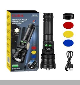 Ліхтар з функцією зуму NIGHT VISION FLUORESCENCE 701-PM10-TG, Li-Ion акумулятор, ЗУ Type-C, індикація заряду (47152-701_302)
