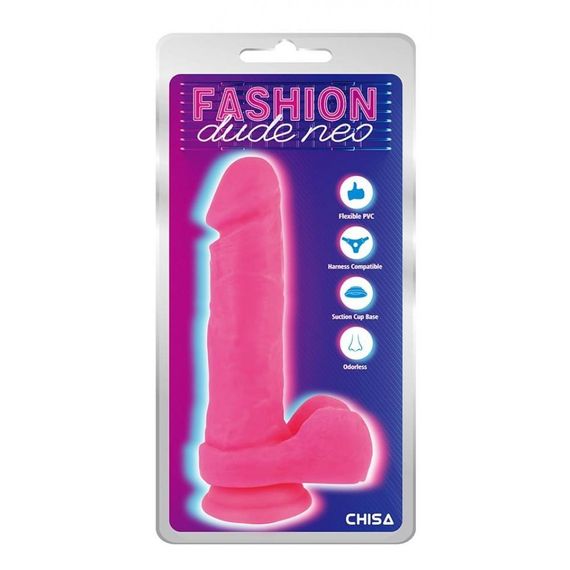 Фаломітатор реалістичний Dual Density Chisa, на присосці, рожевий | Зображення 4