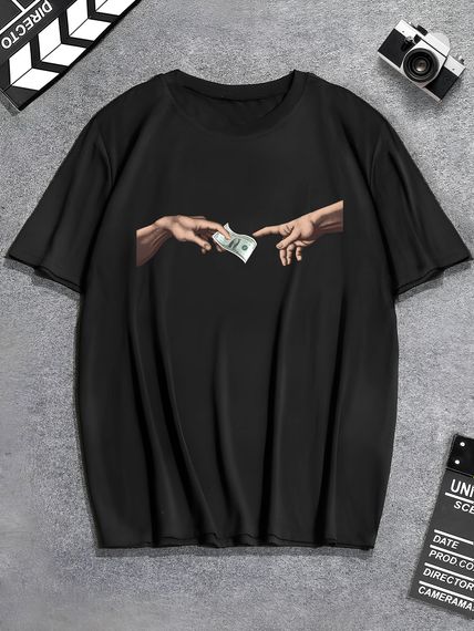 Футболка з ДТФ принтом (оверсайз)