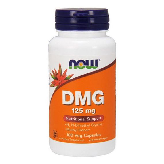 Гліцин NOW Foods DMG 125 mg 100 Veg Caps