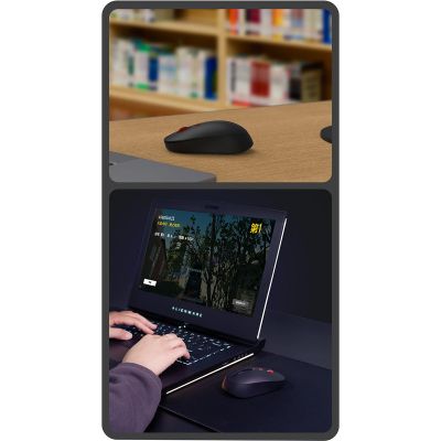 Мышка Xiaomi Miiiw Mute Wireless Black (MWMM01 Black) | Зображення 2