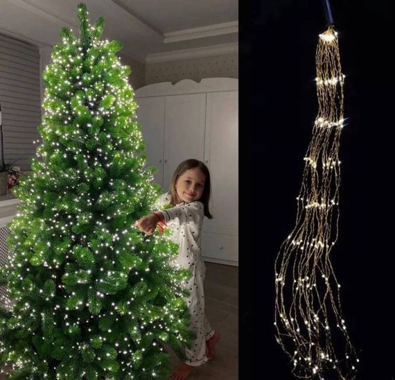 Гірлянда новорічна Кінський хвіст 200 LED холодний білий 8 режимів XPRO (47716-_377) | Зображення 5