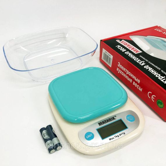 Весы кухонные с LED дисплеем MATARIX, Весы для кулинара Кулинарные для продуктов MZ-19 | Зображення 4