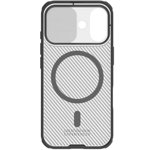 Карбонова накладка Nillkin CamShield Pro Magnetic Apple iPhone 17 (6.3") Transparent black | Зображення 4