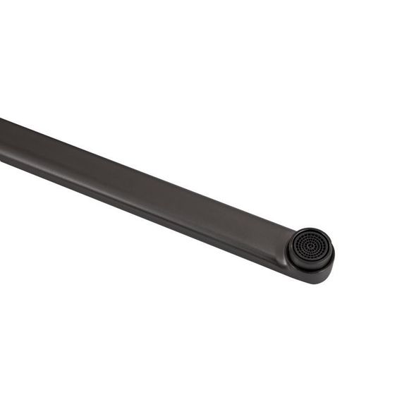 Змішувач для ванни Brinex Pure 005 з довгим поворотним виливом (з душовим гарнітуром) Graphite BRIPUR005GRP | Зображення 4