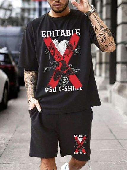 Комплект футболка та шорти ДТФ