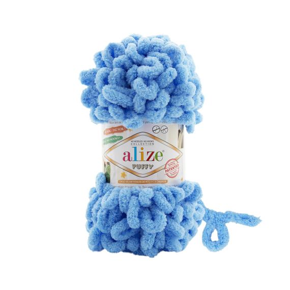 Пряжа Alize Puffy 112 алізе пуффі плюшева