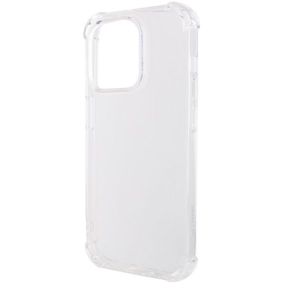 TPU чохол GETMAN Ease logo посилені кути для Apple iPhone 16 Pro Max (6.9") Безбарвний (прозорий) | Зображення 1