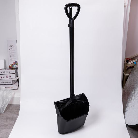 Набір віник і совок на довгій ручці для підлоги 32×29×95 (см) Чорний HP-45-2 | Зображення 2
