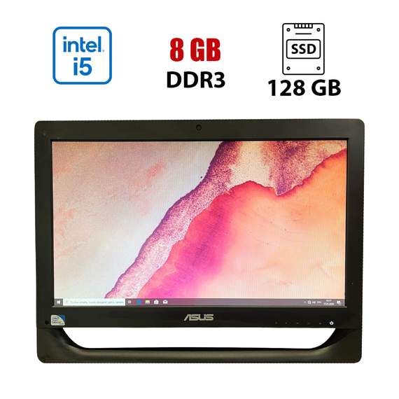 Моноблок Asus ET2013IUKI / 20" (1600x900) TN / Intel Core i5-3550 (4 ядра по 3.0 - 3.7 GHz) / 8 GB DDR3 / 128 GB SSD / Intel HD Graphics 2000 / WebCam б/у