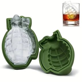 Форма для кубиків льоду 3D Grenade Design, форма для віскі лимонка