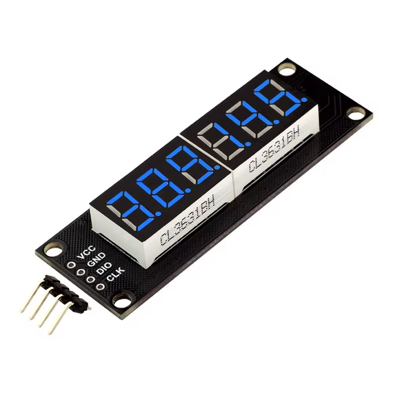 Дисплей світлодіодний семисегментний шестирозрядний TM1637 Diymore 0,36" Білий | Зображення 4