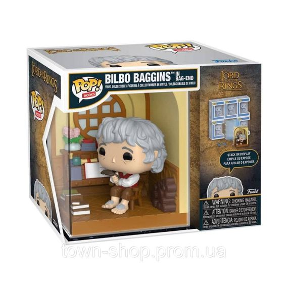 Игровая фигурка Funko POP! Nooks серии Властелин колец - Бильбо Бэггинс в Бэг Энде