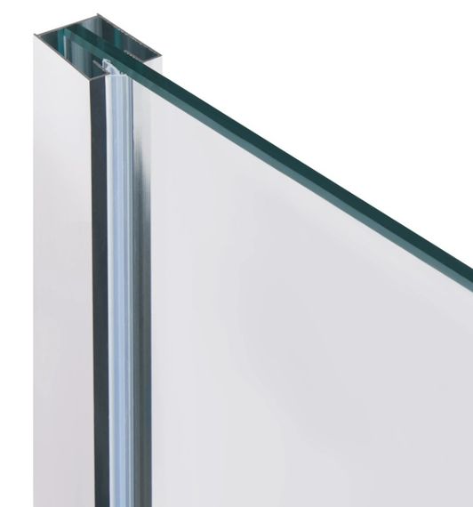 Душова перегородка Qtap Walk-In Standard CRM2011.C8 110х200 см, скло Clear 8 мм, покриття CalcLess | Зображення 5