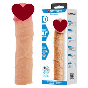 Удлиняющая насадка презерватив Pretty Love - Stevenson 8.1" Flash, BI-026268 sexstyle