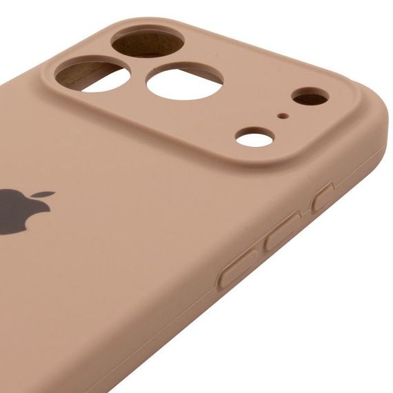 Чохол Silicone Case Full Camera Protective (AA) для Apple iPhone 17 Pro Max (6.9") Бежевий / Desert Gold | Зображення 3