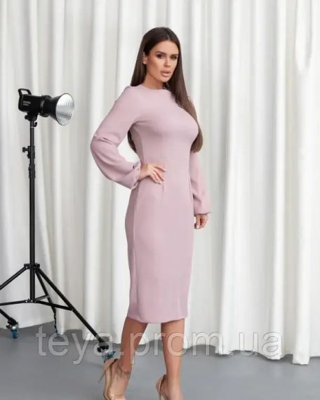 Платье для женщин цвет светло-розовый размер M FI_009396 | Зображення 1