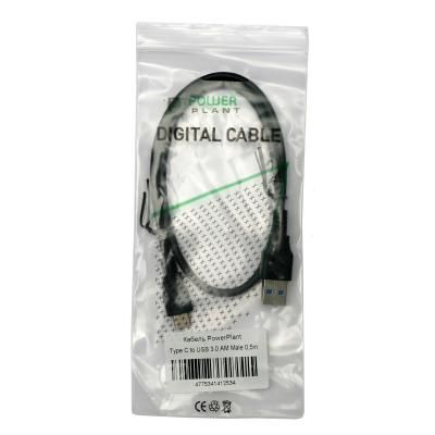 Дата кабель USB 3.0 AM to Type-C 0.5m PowerPlant (KD00AS1253) (KD00AS1253) | Зображення 1