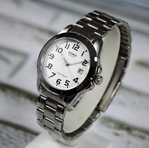 Годинники наручні жіночі сталеві модні оригінальні Casio Collection LTP-1259PD-7BEF | Зображення 2