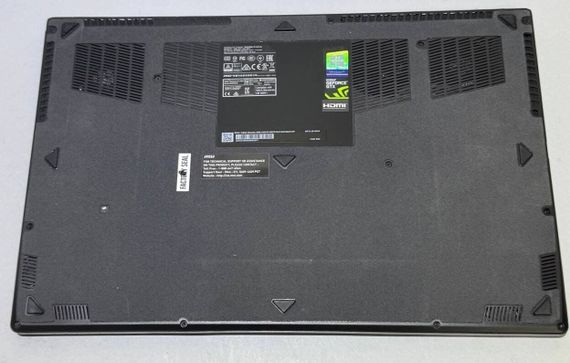 Игровой ноутбук MSI MegaBook GS63 Stealth 8RE / 15.6" (1920x1080) IPS / Intel Core i7-8750H (6 (12) ядер по 2.2 - 4.1 GHz) / 32 GB DDR4 / 512 GB SSD / nVidia GeForce GTX 1060, 6 GB GDDR5, 192-bit / WebCam б/у | Зображення 6