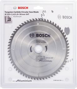 Диск пиляльний Bosch Eco AL 210x30-64T (2608644391)