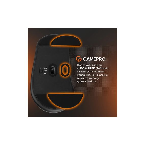 Мишка GamePro Genesis Avenger Wireless/Bluetooth/USB White (GM096W) | Зображення 9