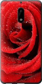 Чехол на Nokia 6 Красная роза "529u-898-17620"