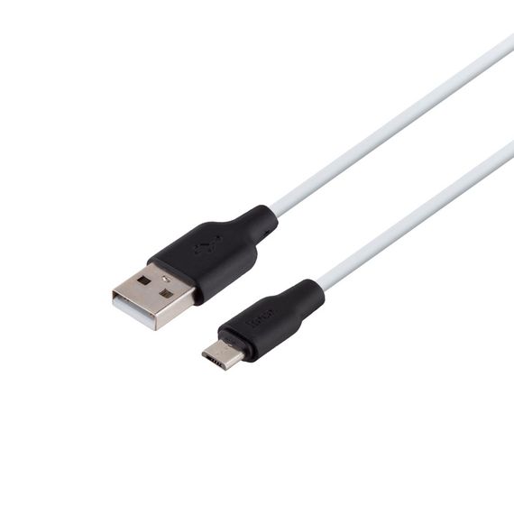 Кабель для зарядки телефона. USB Hoco X21 Plus Silicone Micro 0.25m | Зображення 1