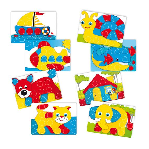 Набір - Для Занять Мозаїкою (46 Мм (24 Шт.) + Дошка) | Зображення 1