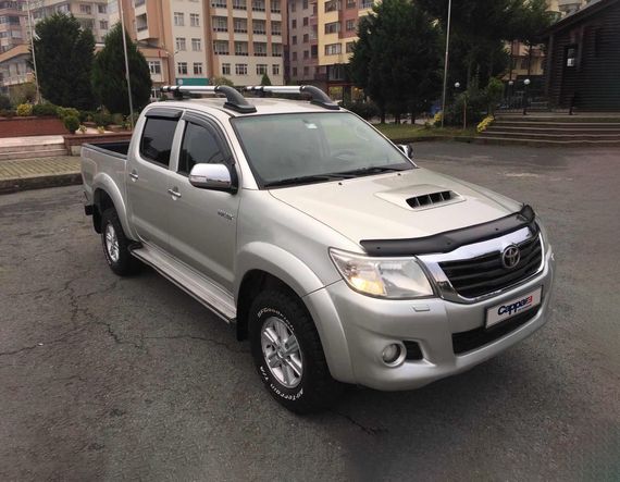 Дефлектор капота 2011-2015 (EuroCap) для Toyota Hilux | Зображення 2