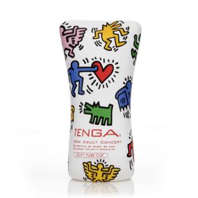 Мастурбатор Tenga Keith Haring Soft Case Cup (м’яка подушечка) стисний Sex Aura