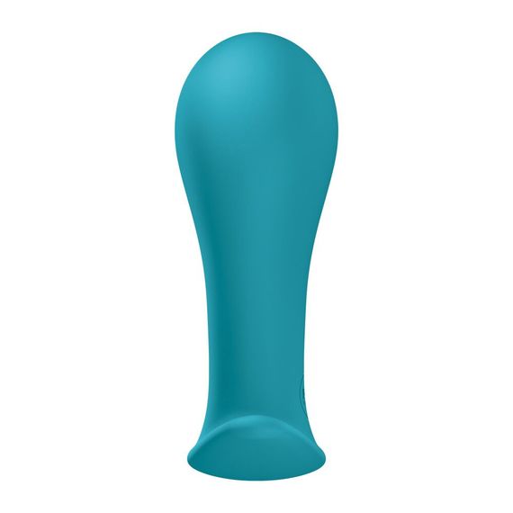 Анальна пробка Fun Factory BOOTIE L Aquamarine, діаметр 3,8 см, тонкий обмежувач | Зображення 3