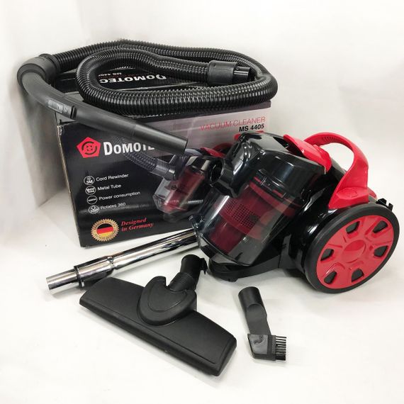 Стильный пылесос с фильтром нера Domotec MS-4405 3000 Вт, Колбовый пылесос безмешковый циклонного типа ZF-24 | Зображення 9