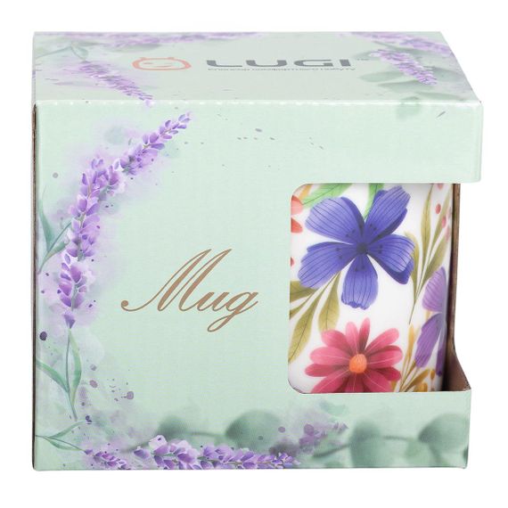 Порцелянова чашка з малюнком 400 (мл) для чаю та кави RX-N240472V | Зображення 4