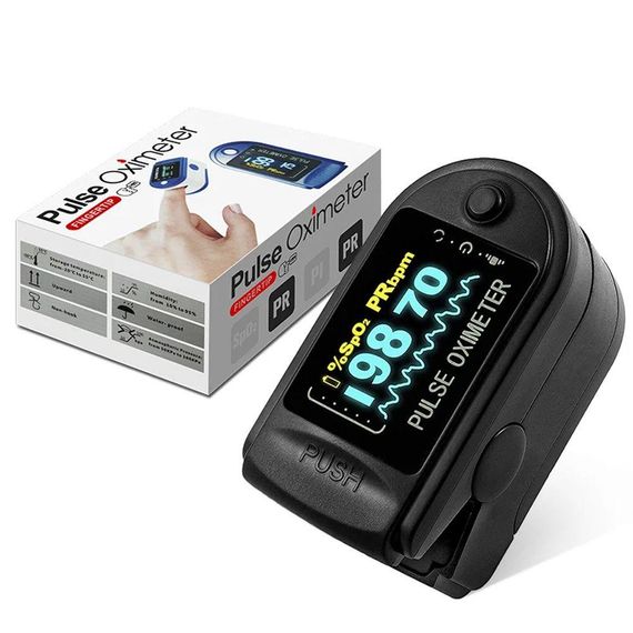 Медицинский пульсоксиметр TFT на палец SP2 / Электронный измеритель пульса и кислорода в крови | Зображення 9